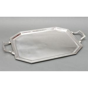 E. Vabre – Art Deco Sterling Silver Tray Circa 1930