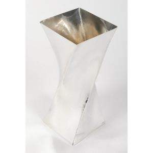 B. Zanovello – “montecarlo” Sterling Silver Vase 20th Century Italy