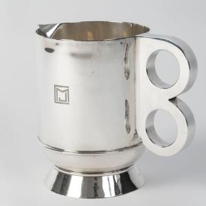 Jean Puiforcat (1897-1945) Art Deco Pitcher, Mexican Period, Circa 1940