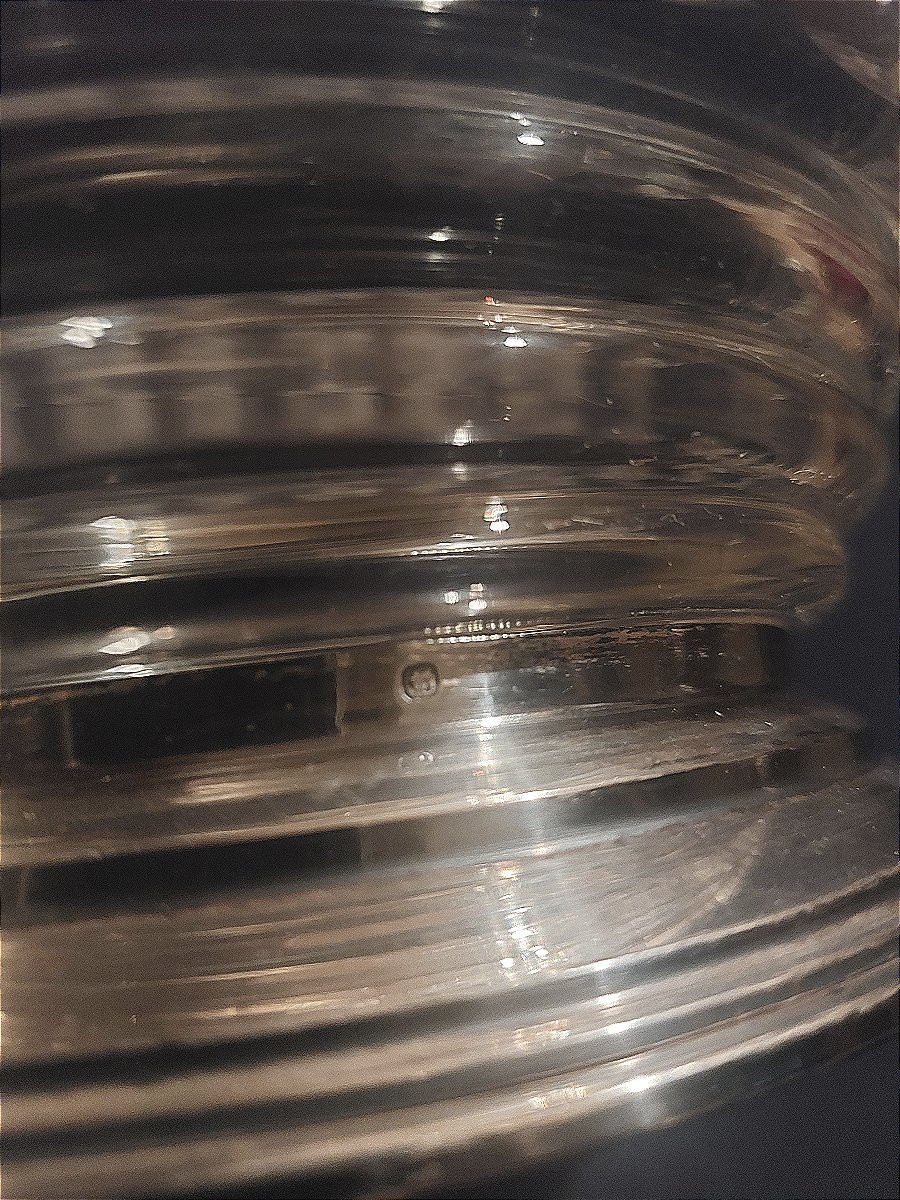 Crystal And Silver Fruit Bowl-photo-3