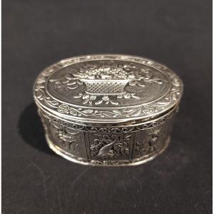 Snuff Box In Sterling Silver