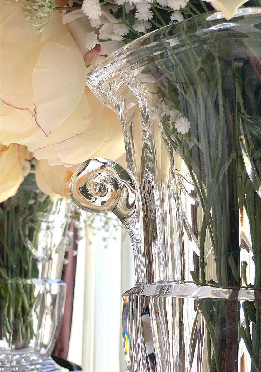 Sceau à Champagne, Vase En Cristal Taillé-photo-4