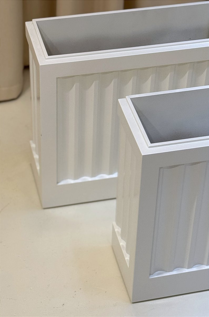 Pair Of Art Deco Style Planters - 21st Century-photo-6