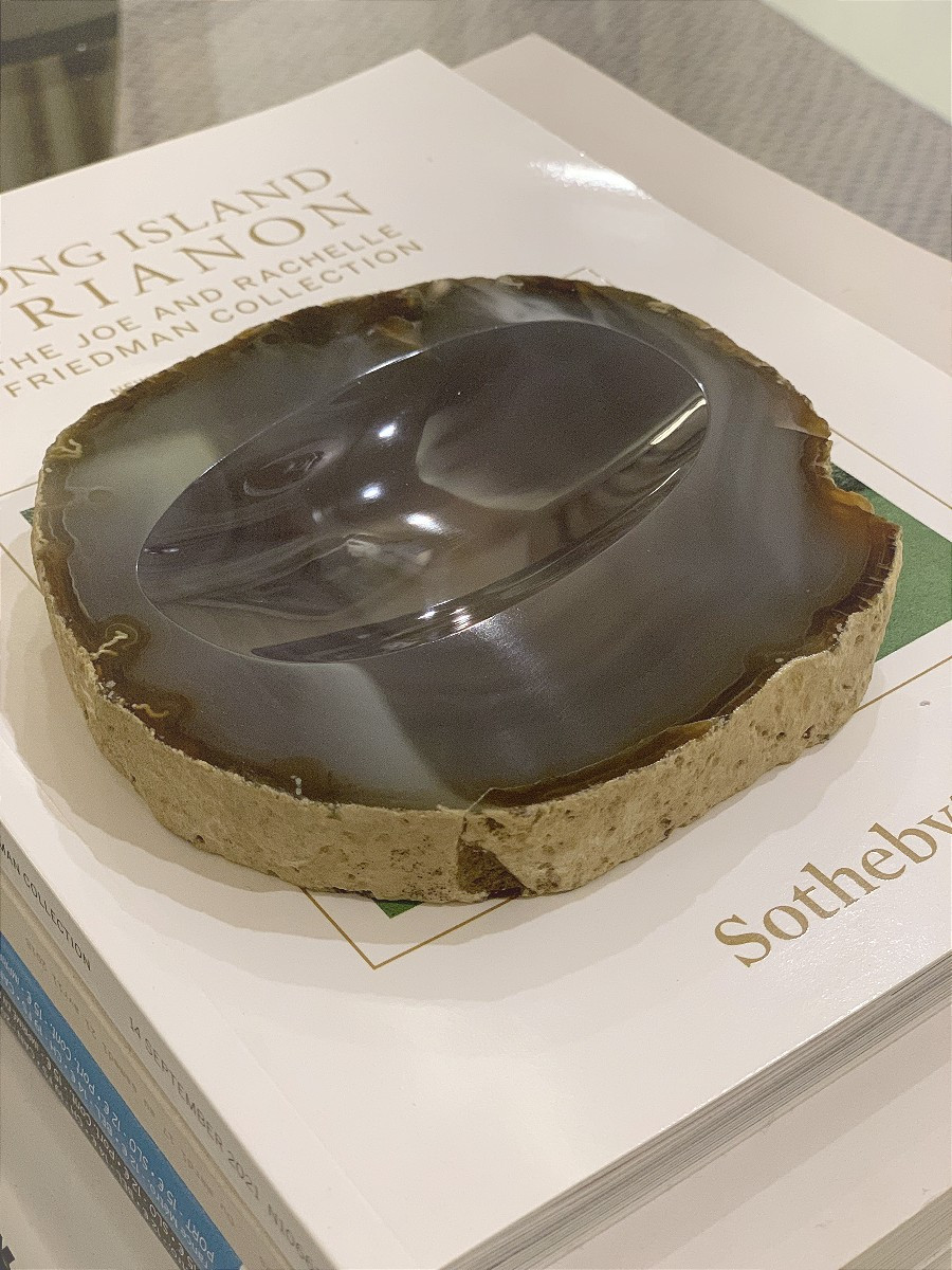 Ashtray, Agate Pocket Emptier - 20th Century