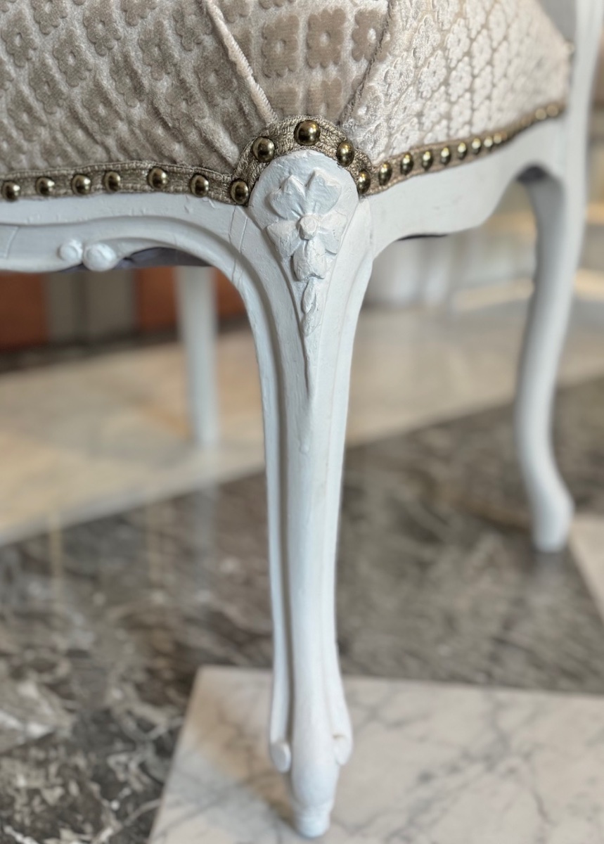 Paire de chaises de style Régence, Louis XV-photo-2
