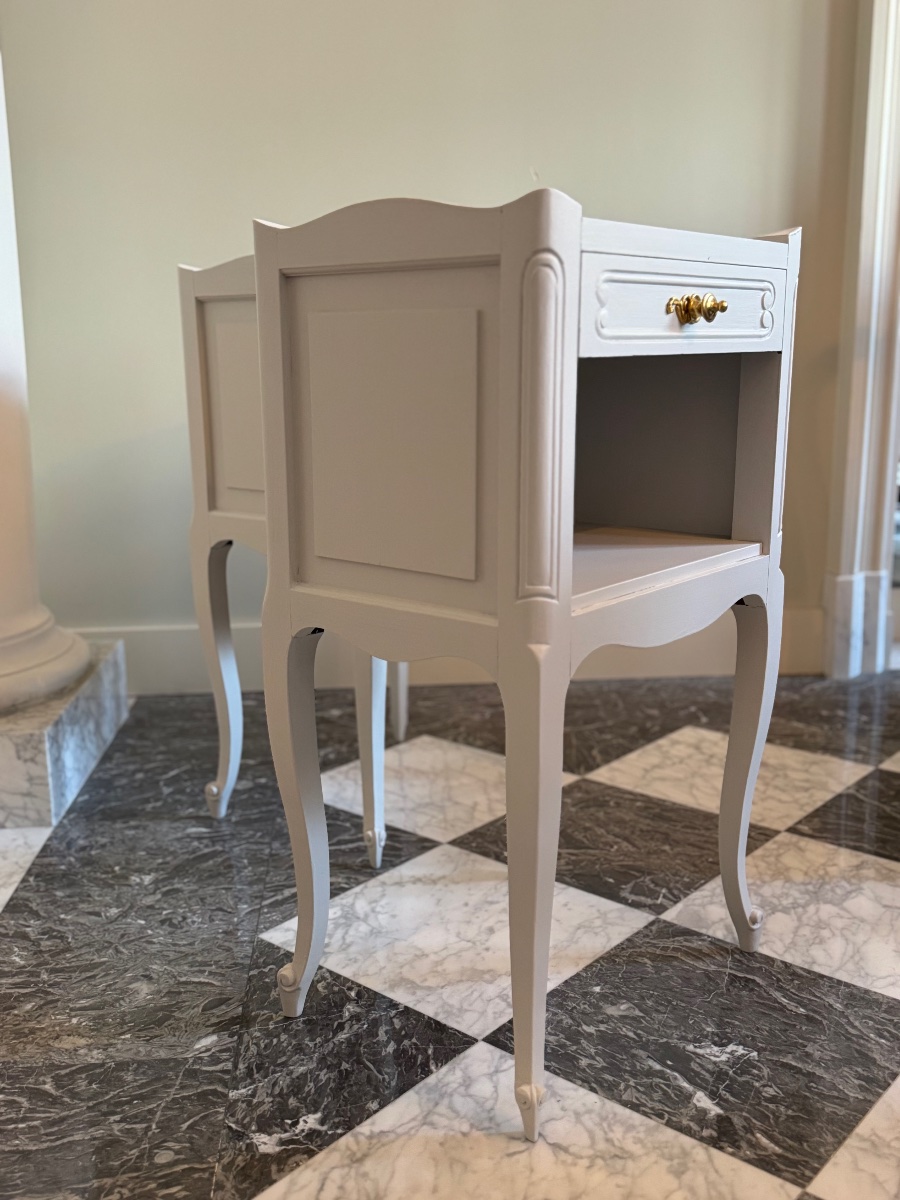 Paire de chevets de style régence, Louis XV-photo-1
