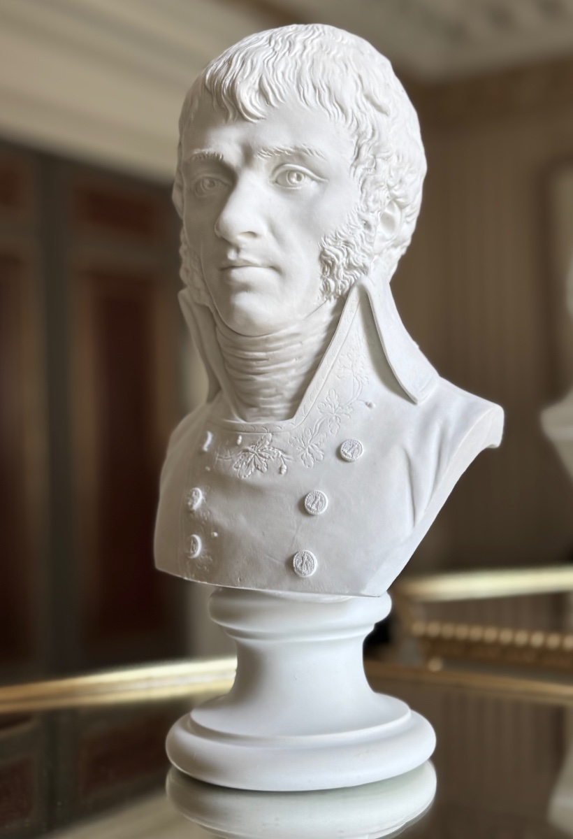 Biscuit Porcelain Bust Of General Joubert - 19th Century-photo-4