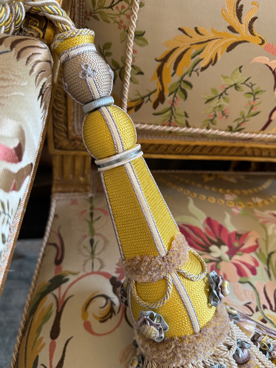 Paire De Grandes Embrasses - Coloris Jaune (21E SIÈCLE)-photo-4