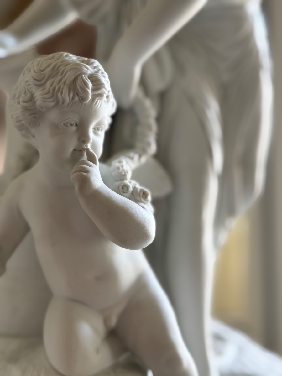 Porcelain Bisque Sculpture - 20th Century-photo-2