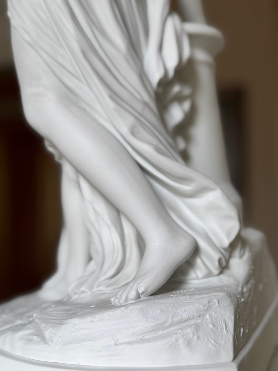 Porcelain Bisque Sculpture - 20th Century-photo-2