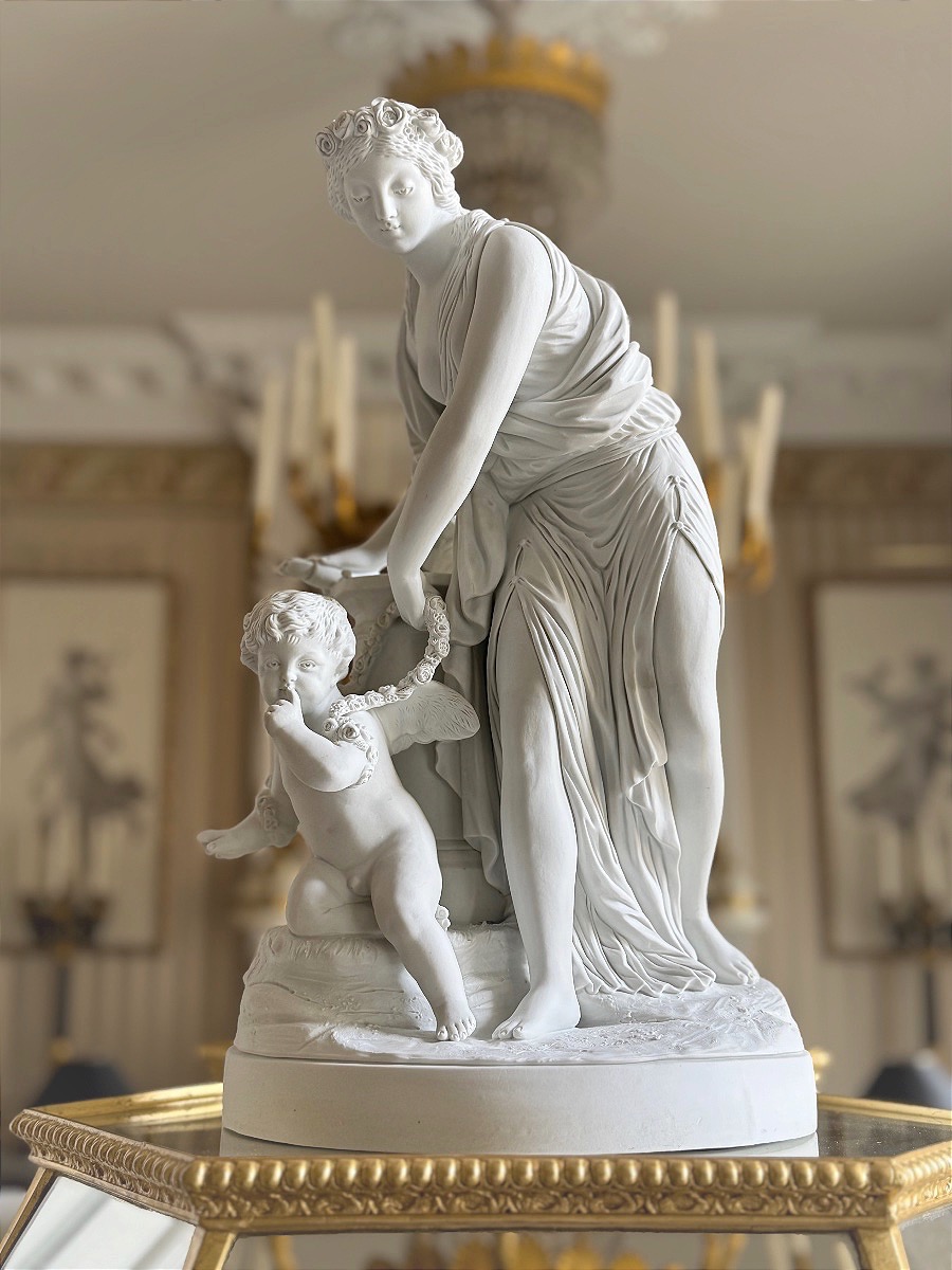 Porcelain Bisque Sculpture - 20th Century
