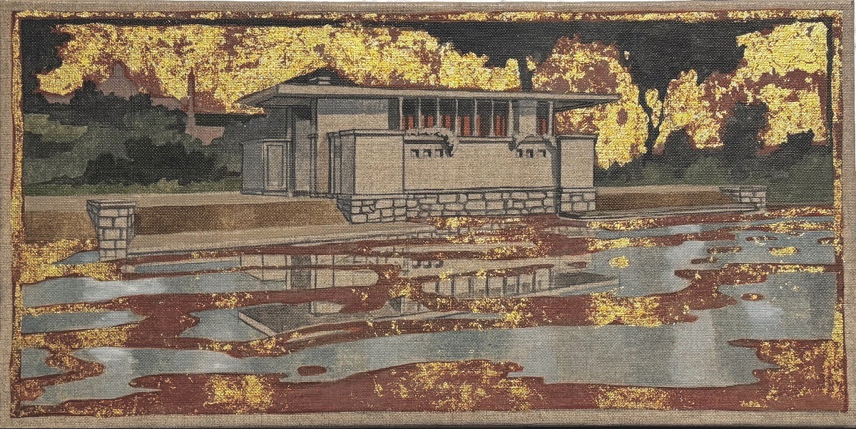&amp;amp;quot;art Deco&amp;amp;quot; Cityscape Painting - 20th Century