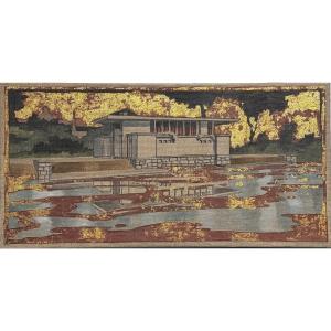 "art Deco" Cityscape Painting - 20th Century