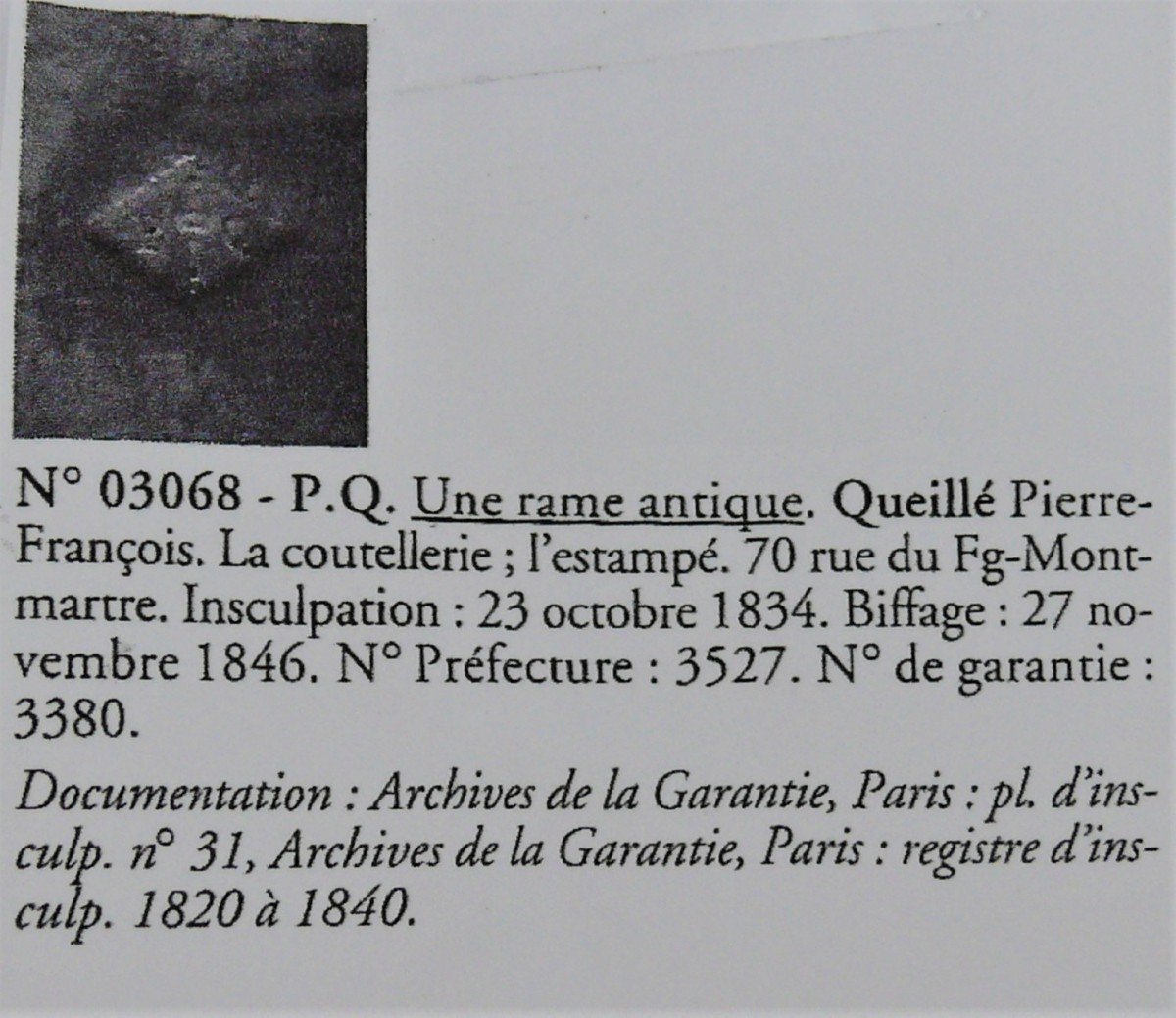 6 Couverts à Entremets/dessert, 12 Pièces, Argent Massif Minerve, XIX, Pierre-François Queillé.-photo-7