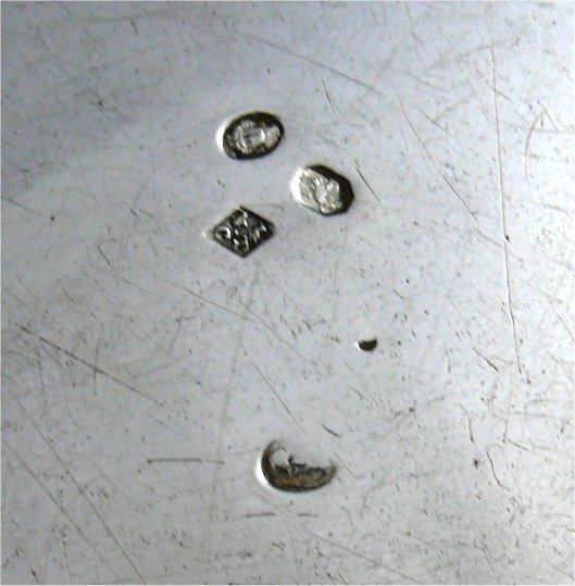 Round Dish, Sterling Silver, Poinçon Au Coq, 1798-1809, Nets Model.-photo-4