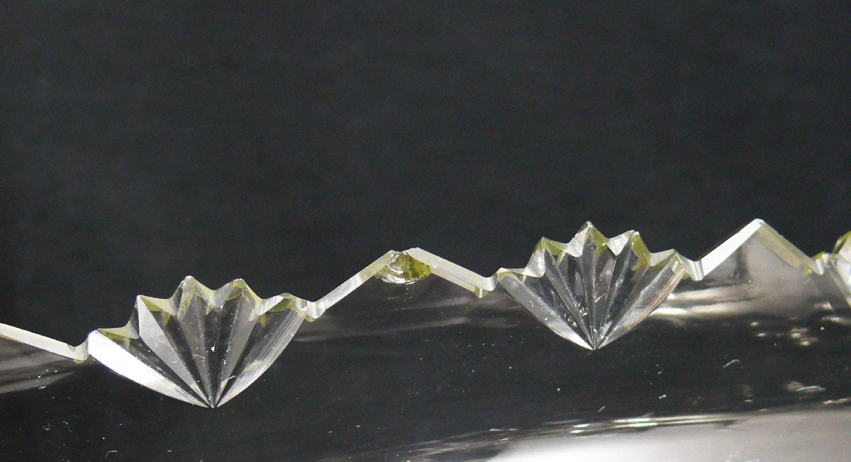 Jardinière, Argent Massif Et Cristal Taillé, Allemagne.-photo-8
