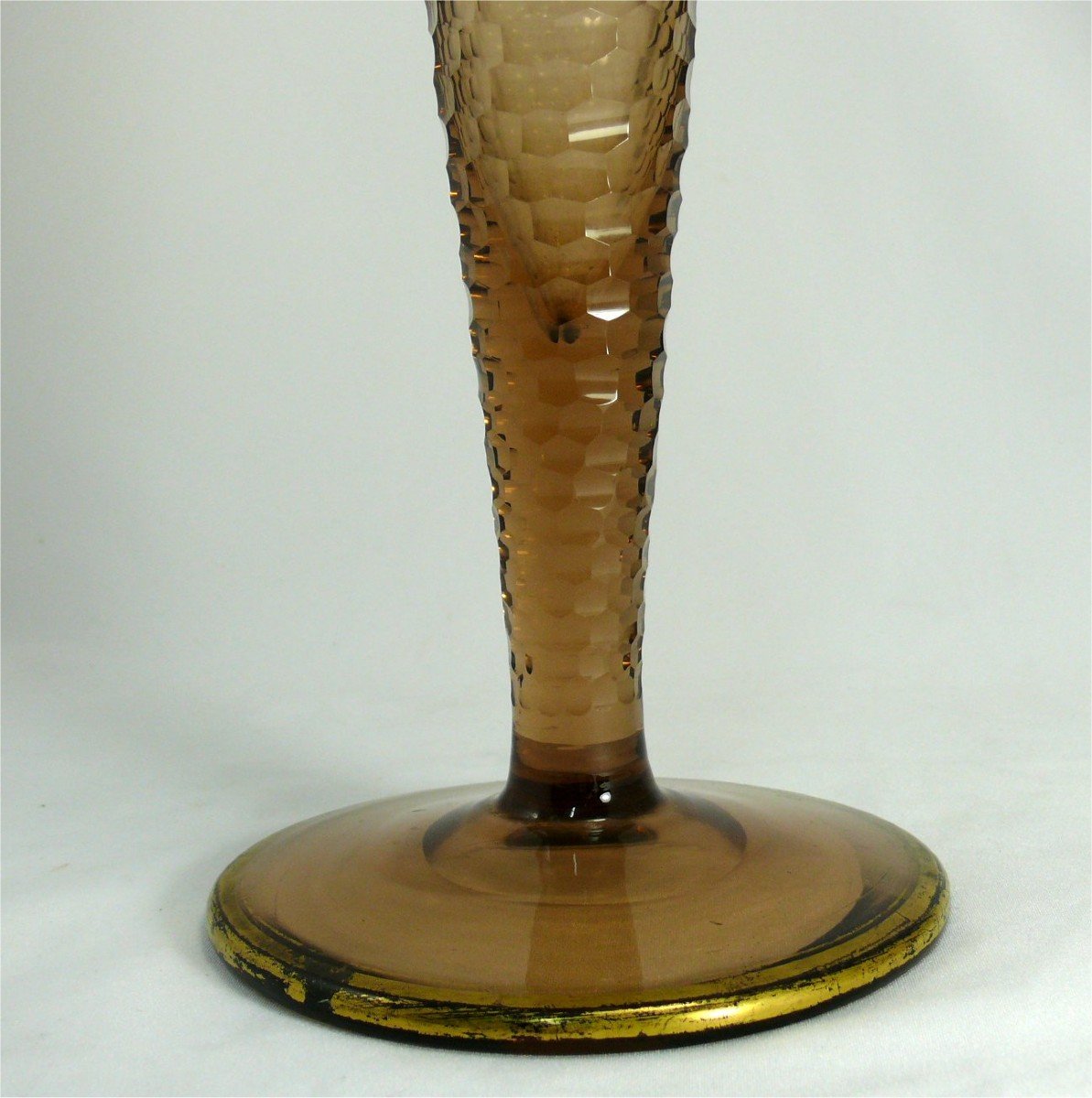 Legras, Very Large Dutch Cornet Vase, Guilloché, 60 Cm, Excellent Condition.-photo-6