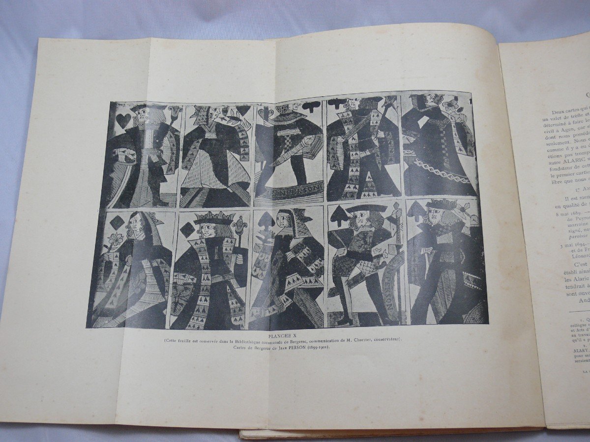 Histoire De La Carte à Jouer Guienne, Alexandre Nicolaï, 1911 édition Originale Dédicace Main-photo-2