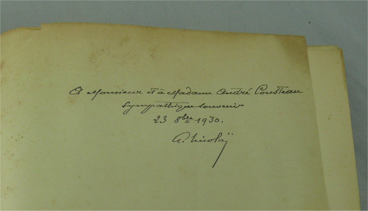 Histoire De La Carte à Jouer Guienne, Alexandre Nicolaï, 1911 édition Originale Dédicace Main-photo-4