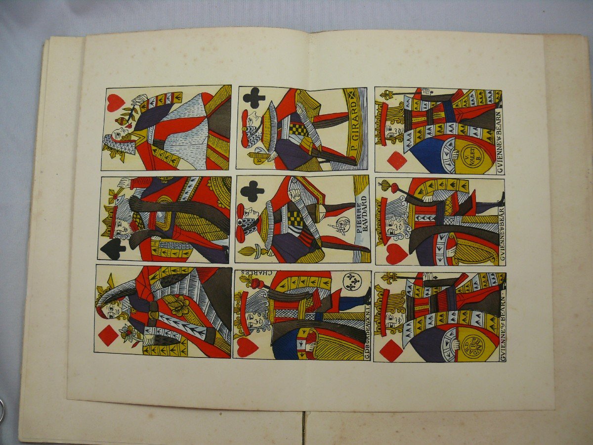 History Of The Guienne Playing Card, Alexandre Nicolaï, 1911 Original Edition Hand Dedication