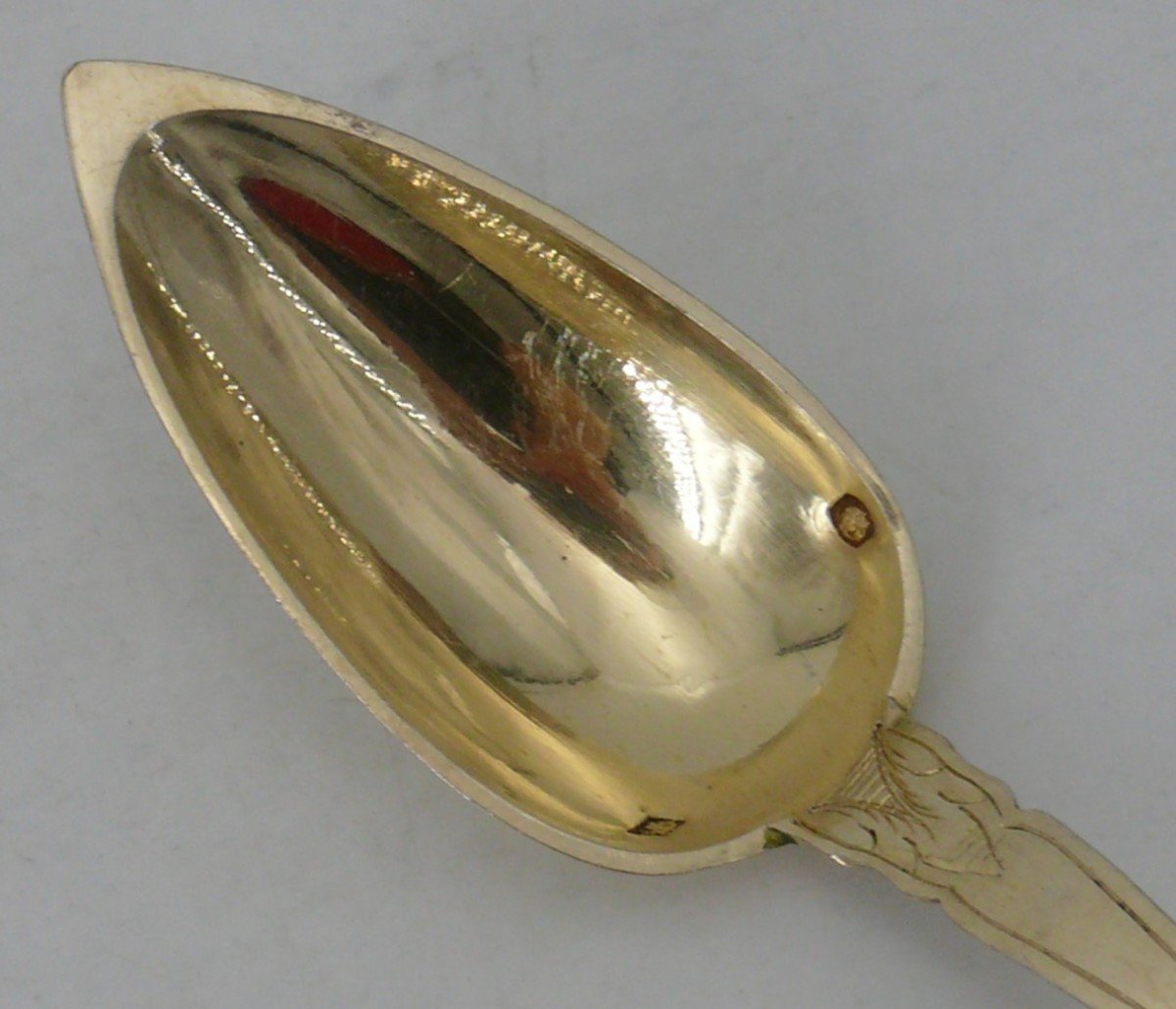 12 Tea/coffee Spoons In Sterling Silver Minerva, Vermeil, Napoleon III, 19th Century.-photo-6