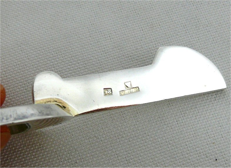 12 Saint Médard Knife Holders Raquette Model, Excellent Condition, Original Box.-photo-5