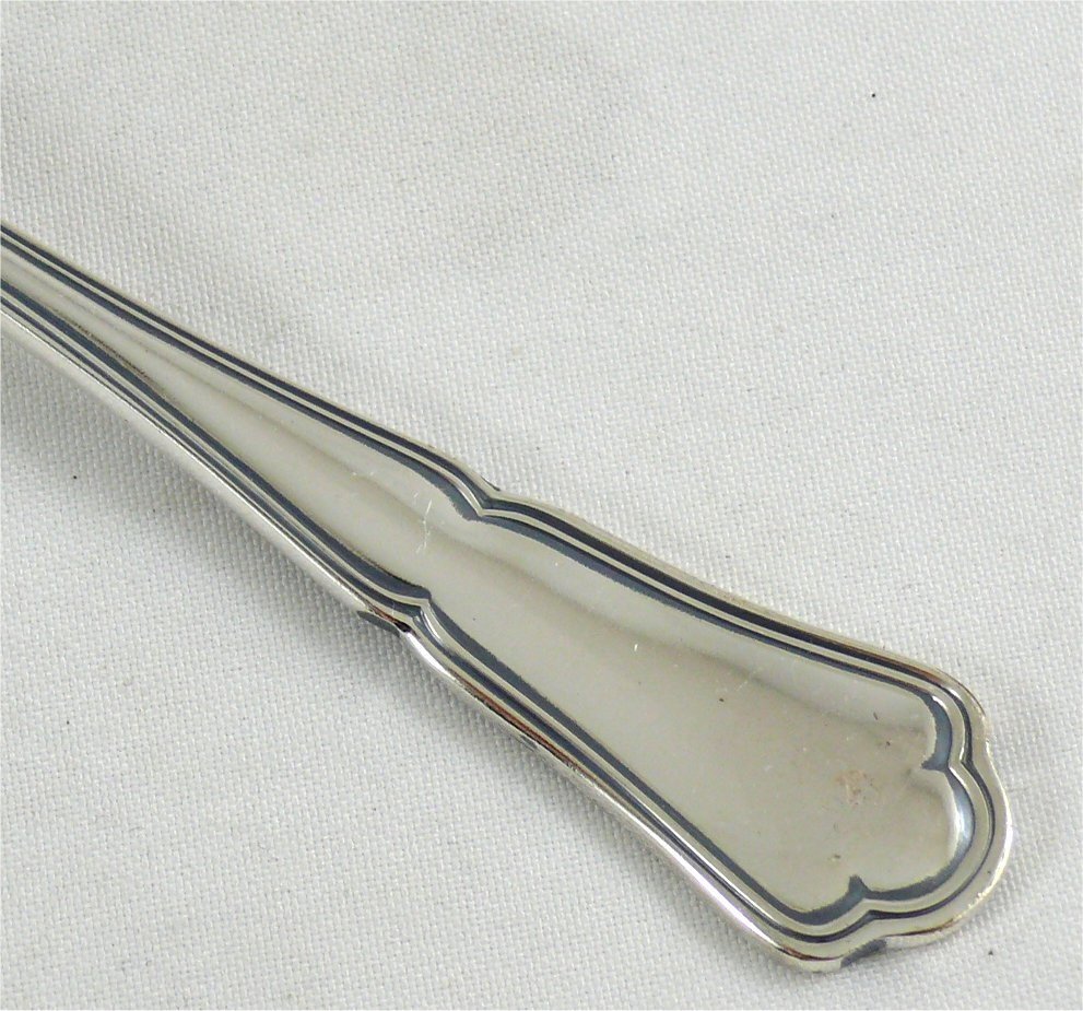 Ercuis Model Victoria/contours, 12 Fish Cutlery, 24 Pieces, Silver Metal.-photo-1