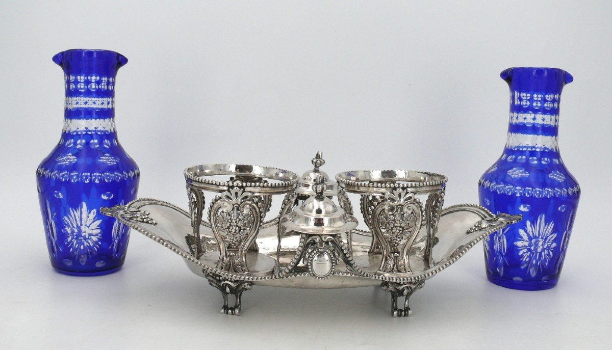 Huilier Argent Massif XVIIIe, Louis XVI, Perles, Jean-pierre Charpenot.-photo-3