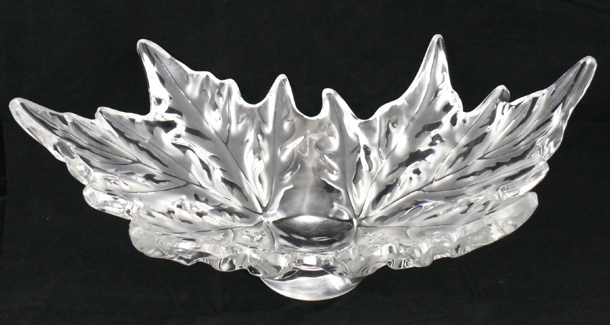 Lalique, Large Champs Elysées Cup, Crystal, Signed, Very Good Condition.