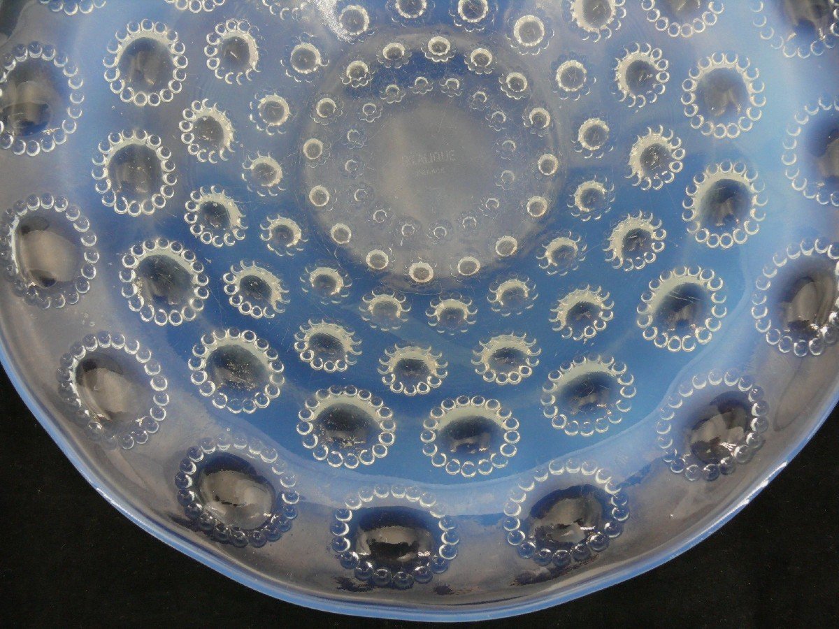 René Lalique, Opalescent Aster Open Cup No. 2, 25.5 Cm.-photo-4