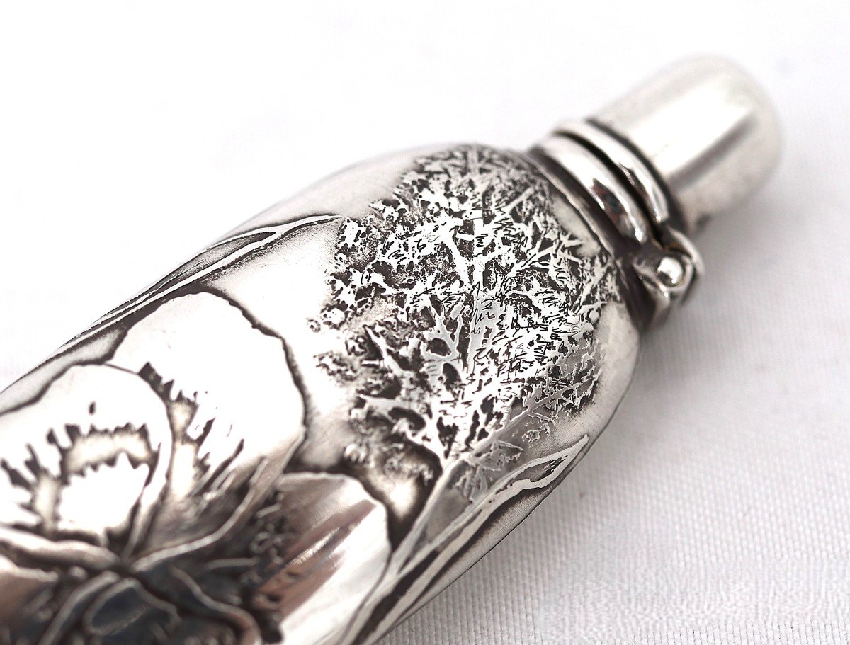 Tiffany & Co, Perfume/salt Bottle, Sterling Silver, Art Nouveau, Excellent Condition.-photo-2