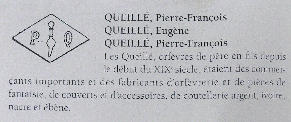 Pierre Queillé, 12 Cutlery Sets For Entremets, Dessert, Solid Silver Minerva, 24 Pieces.-photo-8