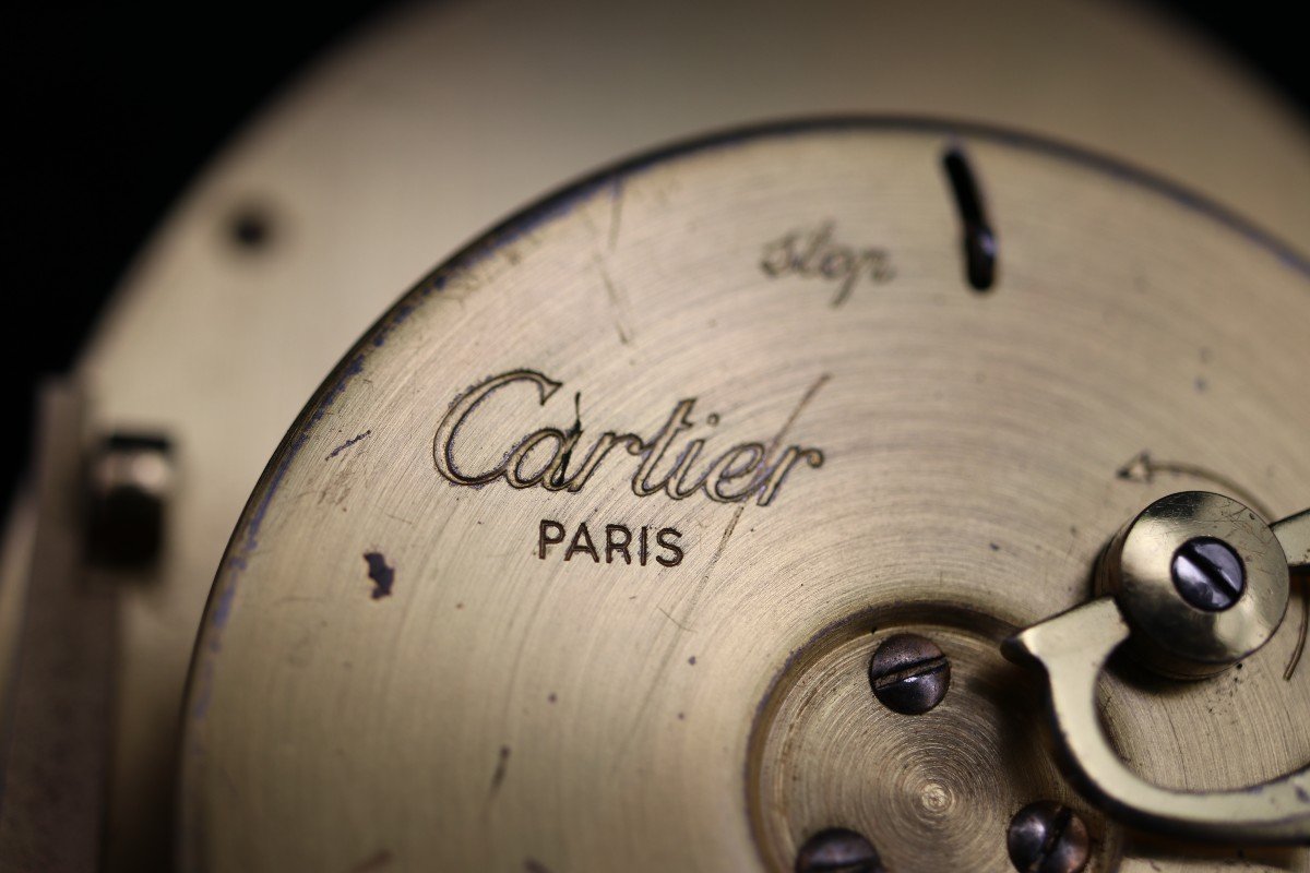 Pendulum, Cartier Alarm Clock, Swiss Mechanical.-photo-5