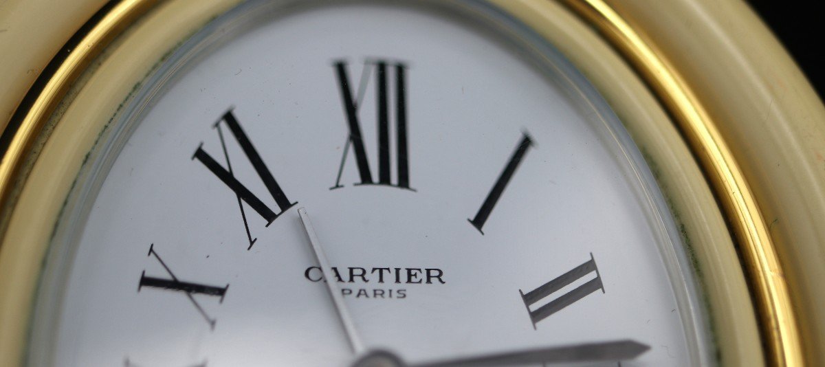 Pendulum, Cartier Alarm Clock, Swiss Mechanical.-photo-2