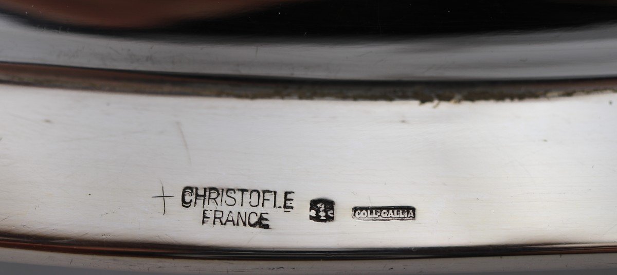 Christofle Modèle Malmaison, Service à Thé/café 6 Pièces, Métal Argenté, Excellent état.-photo-8