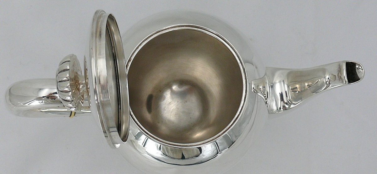 Wilkens Und Söhne, Coffee Pot, Jug, Sterling Silver, Art Deco, Excellent Condition.-photo-3