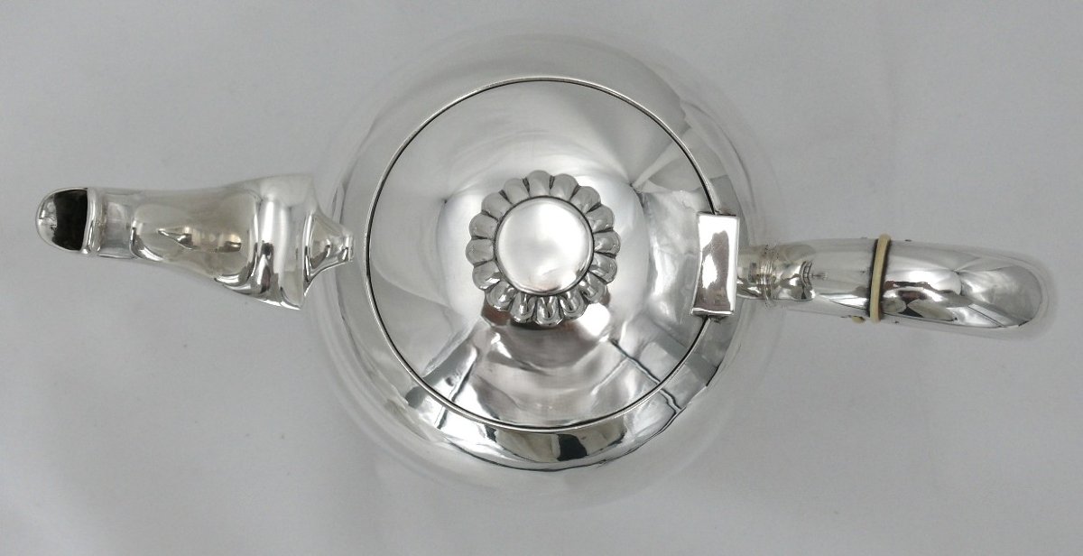 Wilkens Und Söhne, Coffee Pot, Jug, Sterling Silver, Art Deco, Excellent Condition.-photo-5