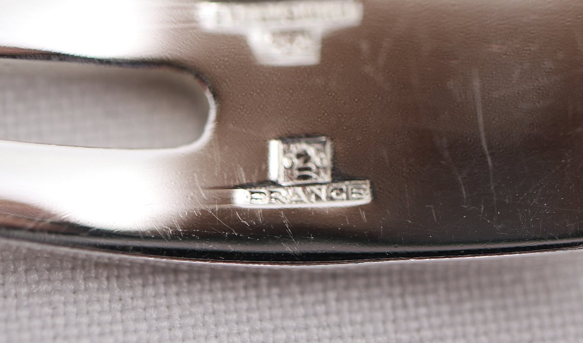 Christofle Spatours Model, 12 Snail And Shellfish Forks, 15.5 Cm, Silver-plated Metal.-photo-6