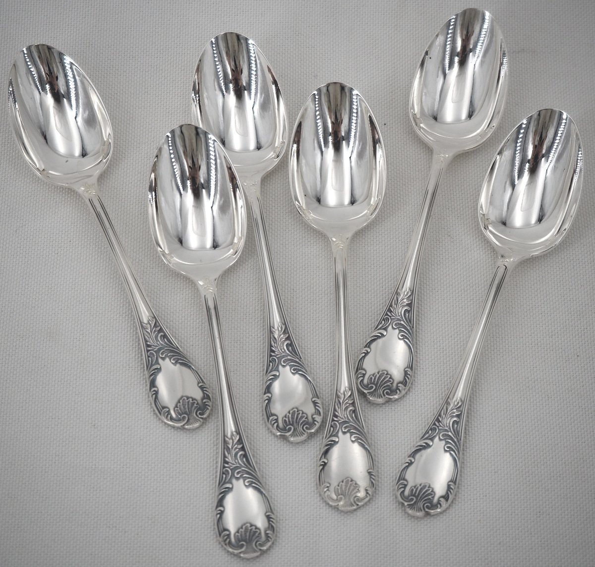 Christofle Marly Model, 31-piece Cutlery Set With Knives For 6 People, Excellent Condition.-photo-1