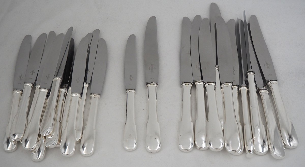 Ravinet d'Enfert, modèle Uniplat, métal argenté, proches du neuf.-photo-2