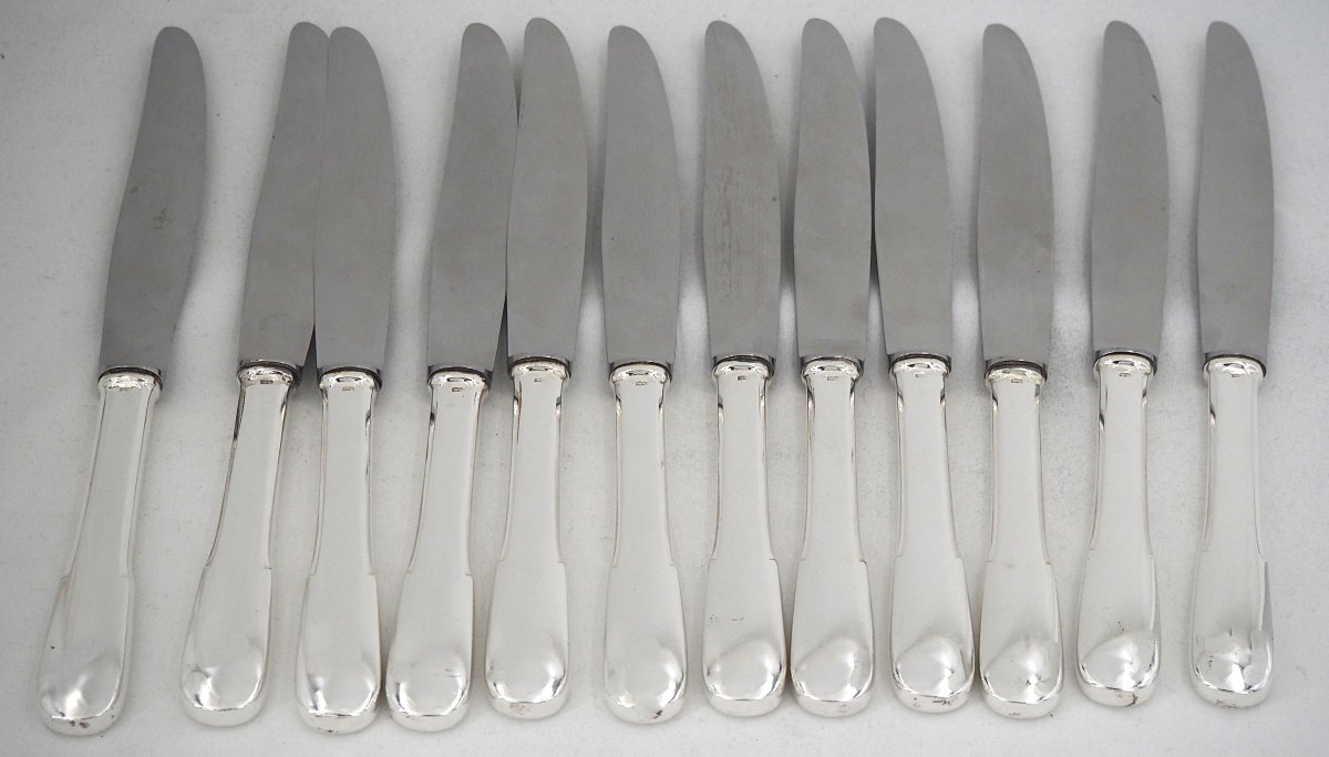 Ravinet d'Enfert, modèle Uniplat, métal argenté, proches du neuf.-photo-4