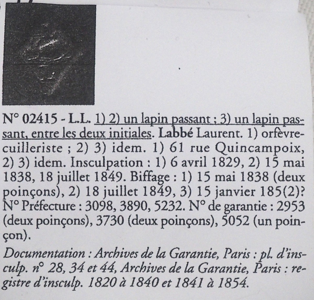 10 cuillères à thé, café en argent massif vermeil, Vieillard, XIXe, 1818-1838.-photo-6