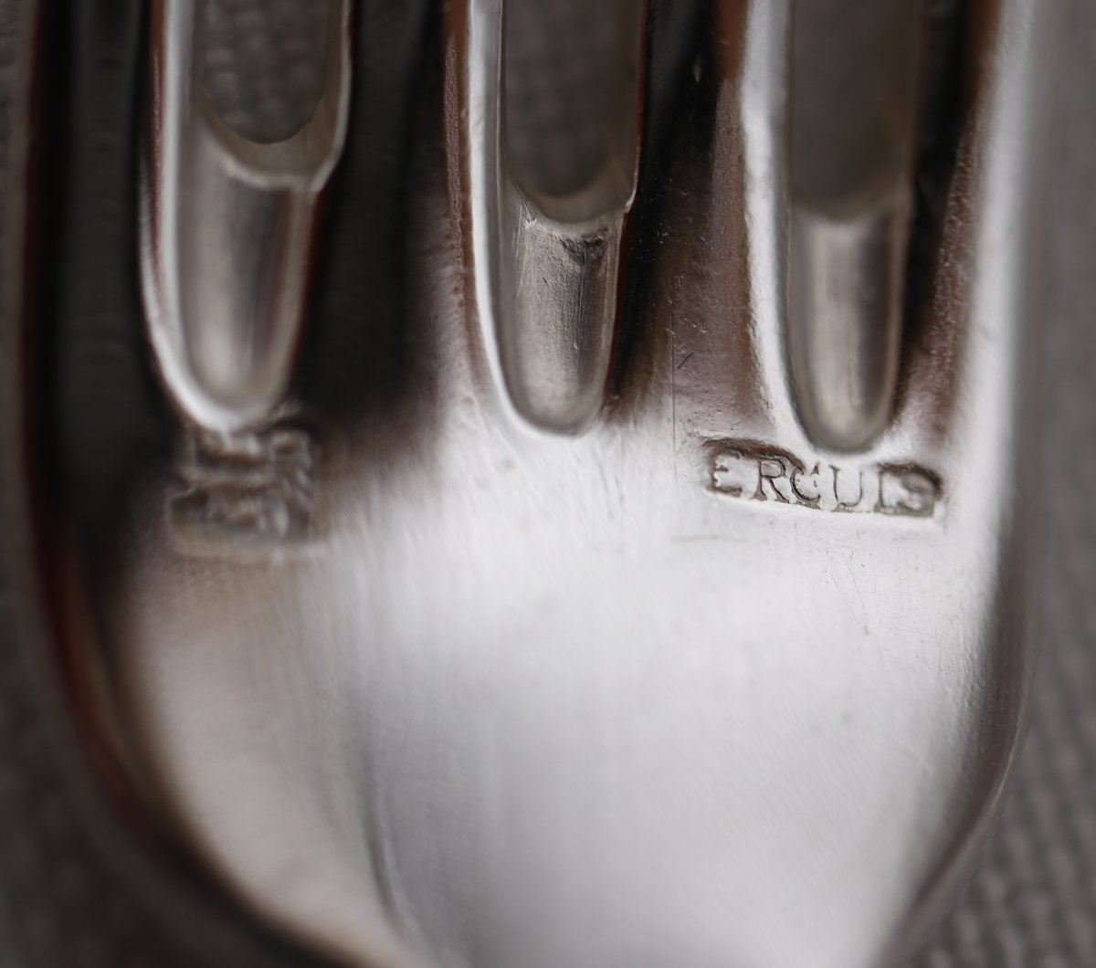 Ercuis Model Toledo, Art Deco, 12 Dessert Cutlery Sets, 24 Pieces, Excellent Condition.-photo-5