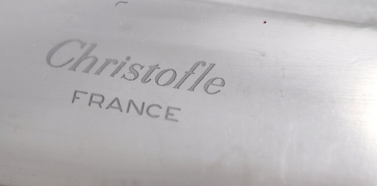 Christofle modèle Concorde, 12 couteaux de table, 23,5 cm, neufs sous blisters scellés.-photo-3