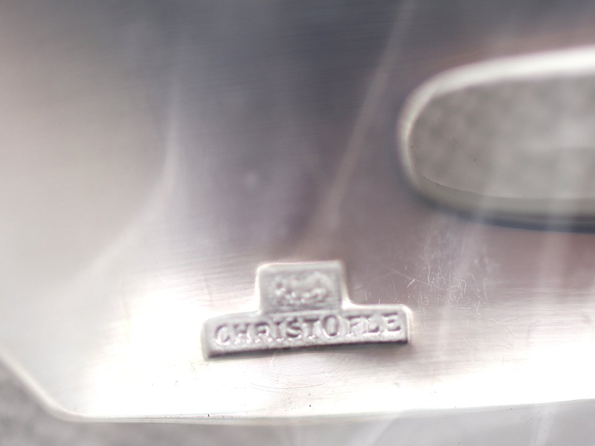 Christofle modèle Concorde, 12 fourchettes à huitres, neuves sous blisters scellés.-photo-4