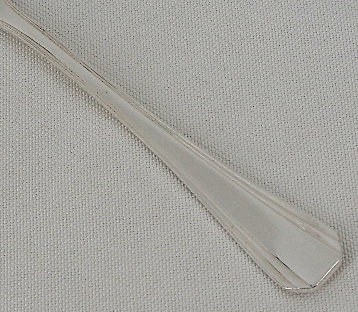 Christofle modèle Boréal, Art Déco, 12 couverts à poisson, 24 pièces en métal argenté.-photo-4