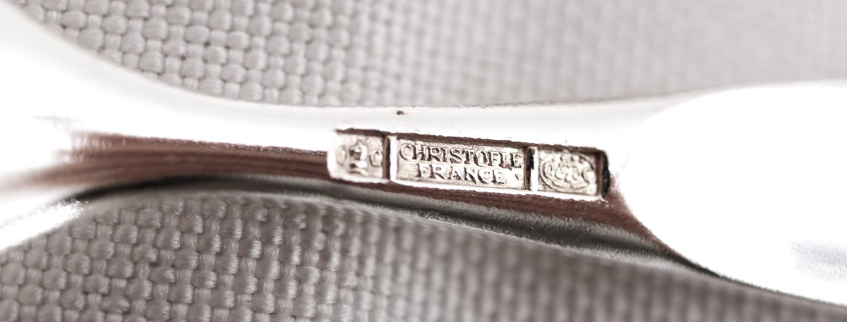 Christofle 61-piece Cutlery Set, Duo Model, Tapio Wirkkala, With Silver-plated Metal Knives.-photo-5