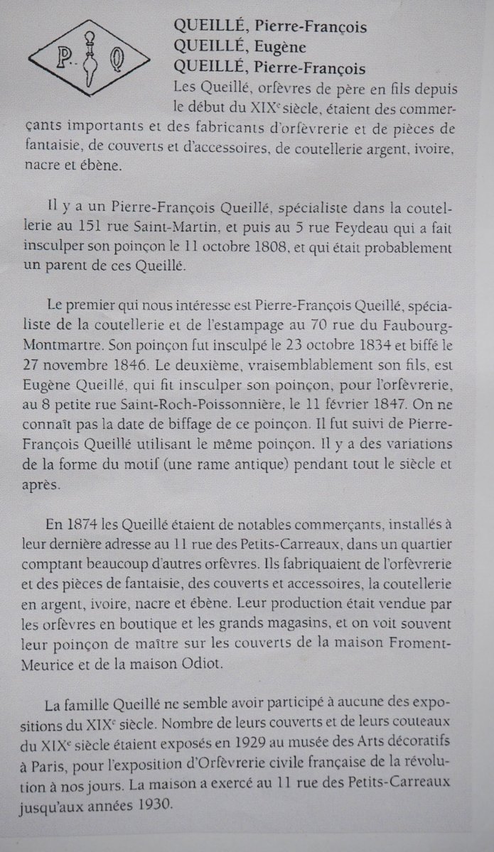 Pierre Queillé, 12 couverts à entremets, dessert, argent Minerve, 24 pièces, couronne.-photo-7