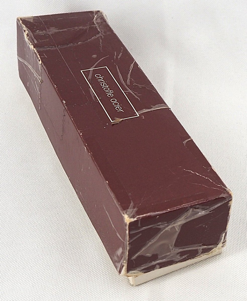 Christofle Steel Béarn Model, Uniplat, Cluny Steel 16 Knives For Dessert, Cheese, Entremets.-photo-4