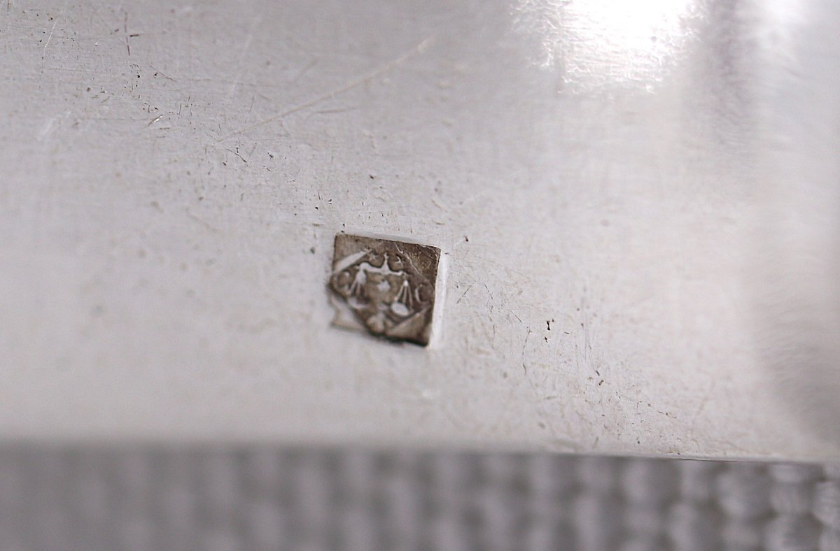 Christofle Rubans Pattern, 12 Fish Cutlery Sets, 24 Pieces, Silver-plated Metal, Excellent Condition.-photo-5